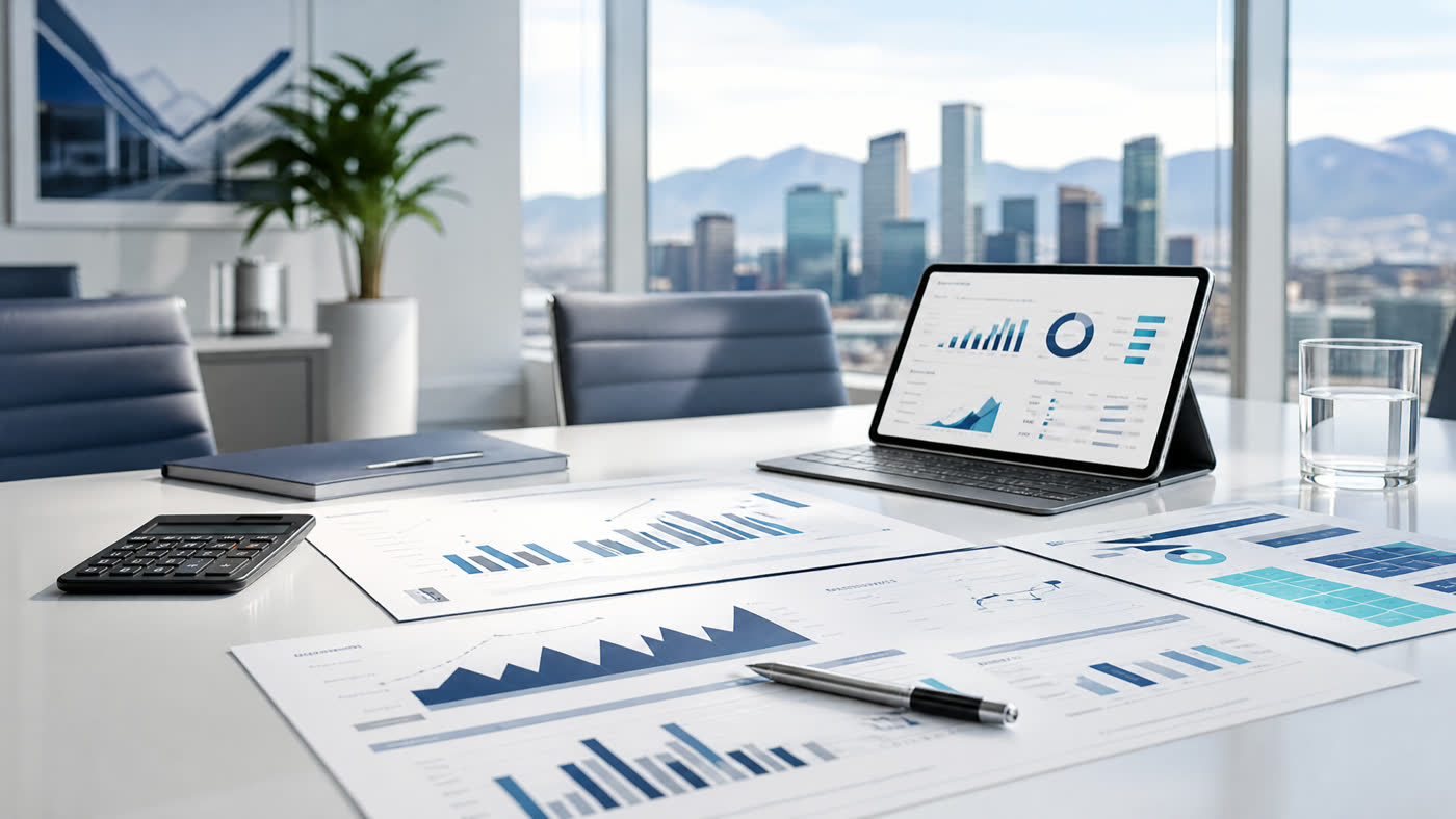 Energy data and reporting analysis on a tablet