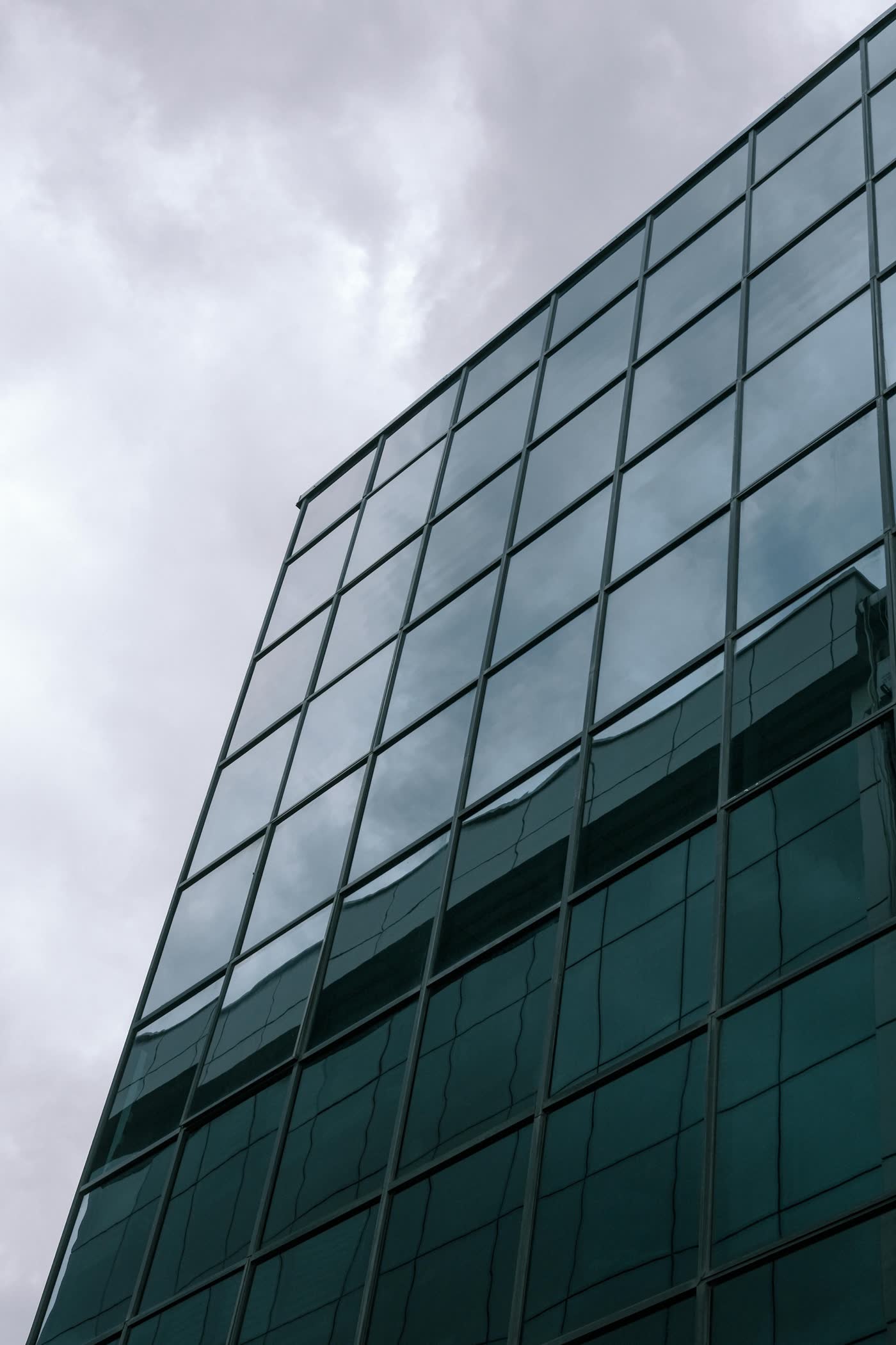 Modern commercial office building used as asset-first context for building lookup