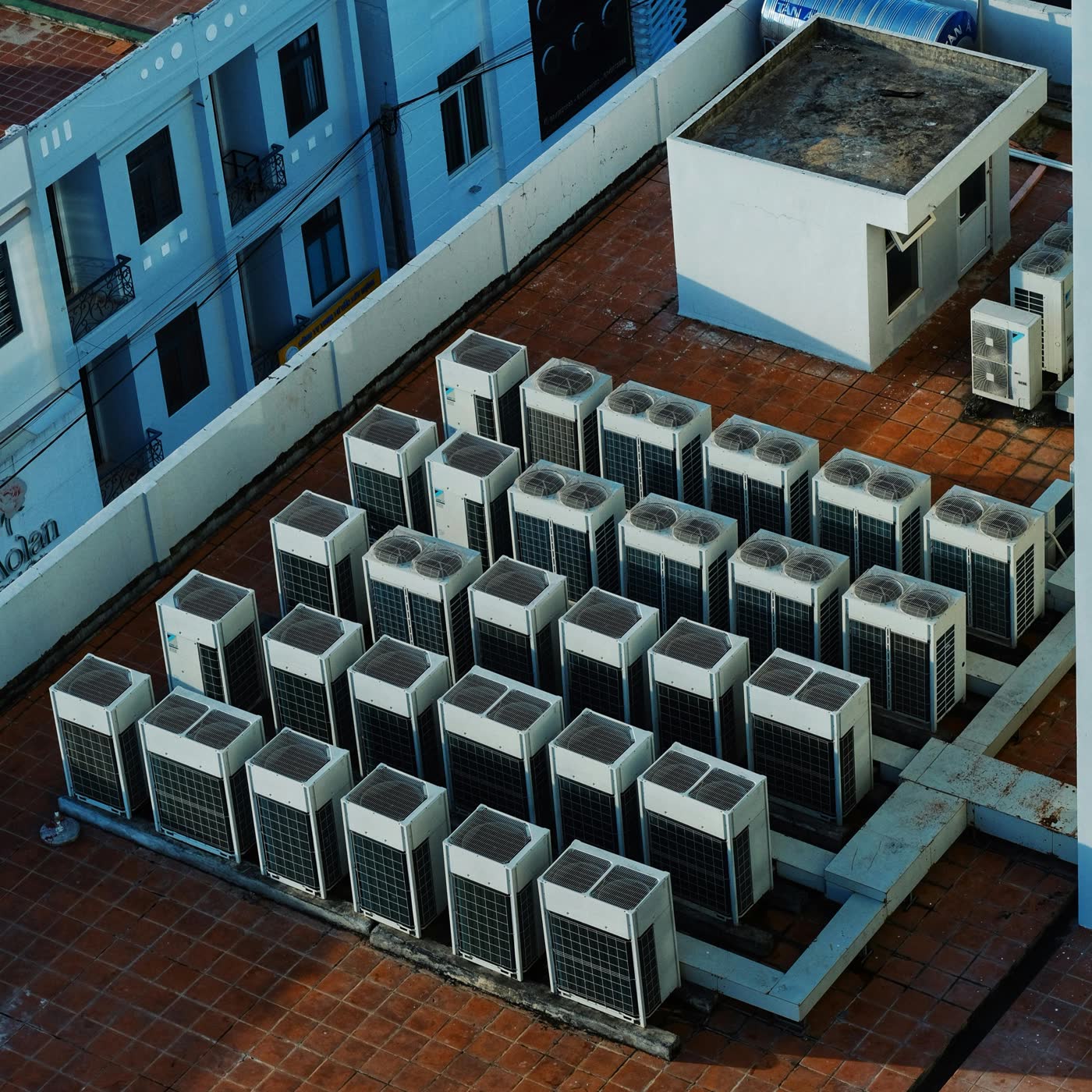 Commercial rooftop HVAC equipment illustrating real building operations responsibility
