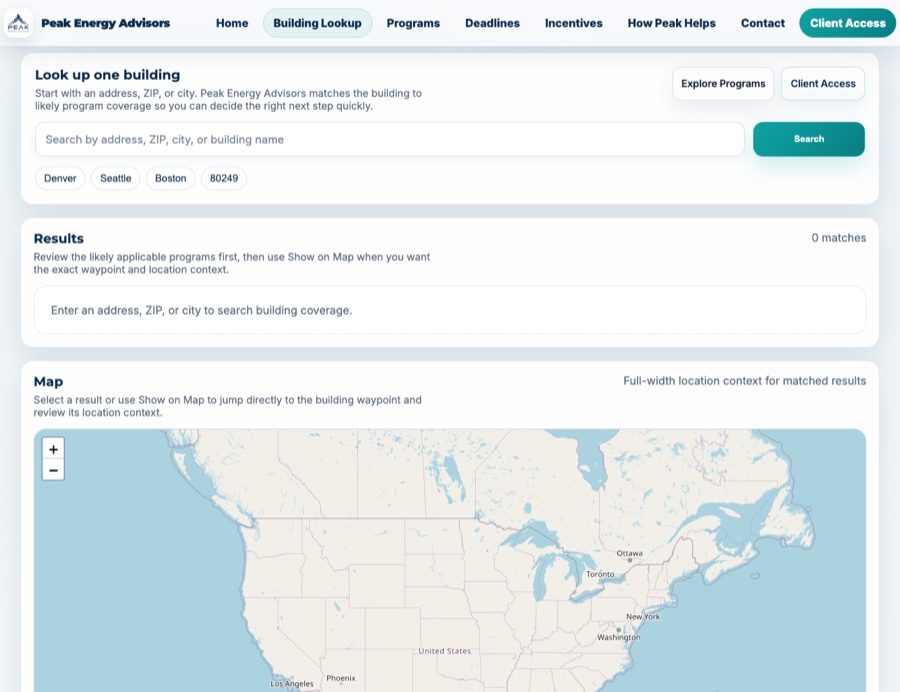 Building Lookup screenshot